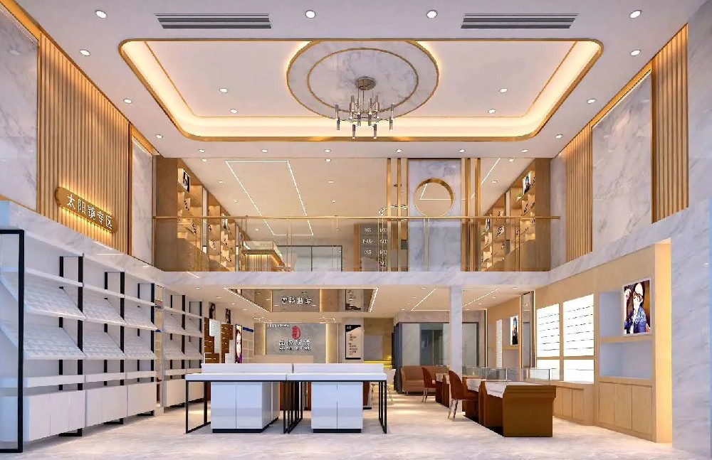 北京上海深圳廣州眼鏡專柜專賣(mài)店展廳裝修SI設(shè)計(jì)